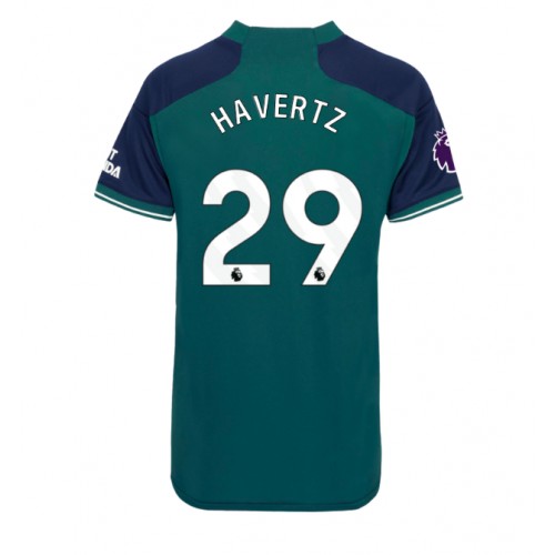 Camisa de Futebol Arsenal Kai Havertz #29 Equipamento Alternativo Mulheres 2023-24 Manga Curta